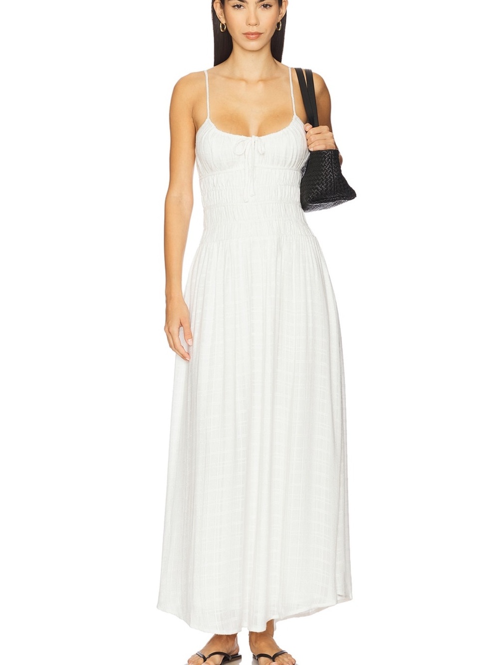 Revolve LSPACE Tala Maxi Dress in Cream